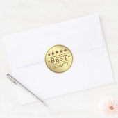 Beste kwaliteit ronde sticker (Envelop)