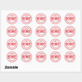 Beste kwaliteit ronde sticker (Vel)