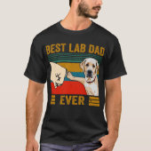 beste lab pap ooit T-shirt (Voorkant)