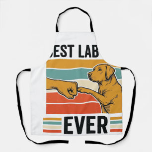 Beste Lab Vader Ooit Labrador Vintage T-Shirt Ontw Schort