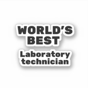 Beste laboratoriumtechnicus ter wereld sticker