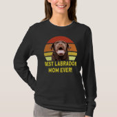 Beste labrador mam ooit 168 t-shirt (Voorkant)