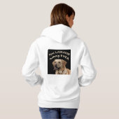 Beste labrador mama ooit hoodie (Achterkant volledig)