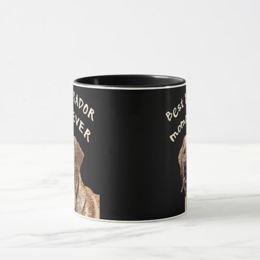 Beste labrador mama ooit mok (Midden)