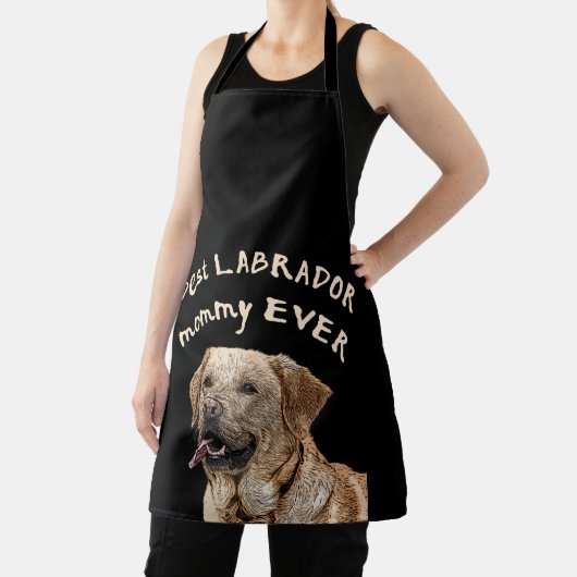 Beste labrador mama ooit schort (Insitu)