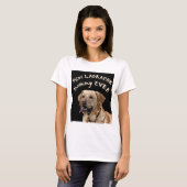 Beste labrador mama ooit t-shirt (Voorkant volledig)