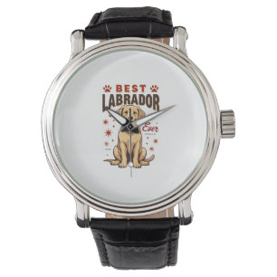 Beste Labrador-ouder ooit Vintage Labrador Retriev Horloge