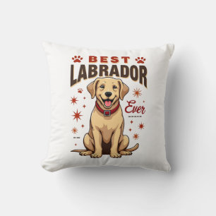 Beste Labrador-ouder ooit Vintage Labrador Retriev Kussen