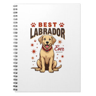 Beste Labrador-ouder ooit Vintage Labrador Retriev Notitieboek