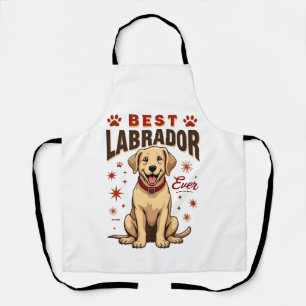 Beste Labrador-ouder ooit Vintage Labrador Retriev Schort