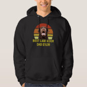 Beste Labrador Pap Ever Hoodie (Voorkant)