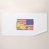 Beste labrador voor mannen Geel Laboratorium voor Badhanddoek (Badhanddoek)