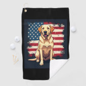 Beste labrador voor mannen Geel Laboratorium voor  Golfhanddoek (Insitu)