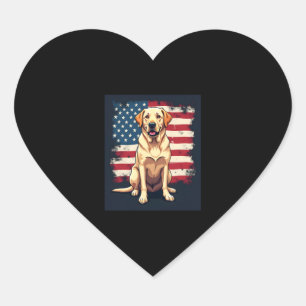 Beste labrador voor mannen Geel Laboratorium voor Hart Sticker