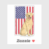 Beste labrador voor mannen Geel Laboratorium voor Sticker (Vel)