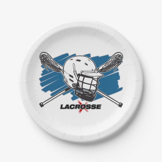 Beste lacrosse papieren bordje (Voorkant)