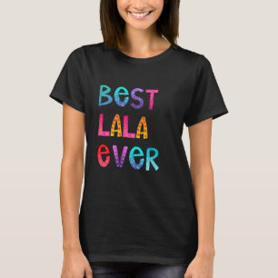 Beste Lala ooit kleurrijk, mama Shirt, mama cadeau T-shirt