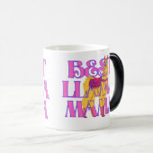 Beste Lama Mama ooit Magische Mok (Voorkant rechts)