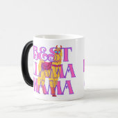 Beste Lama Mama ooit Magische Mok (Voorkant links)