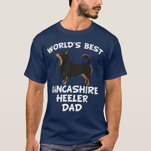 Beste Lancashire Heeler Pap ter wereld T-shirt (Voorkant)