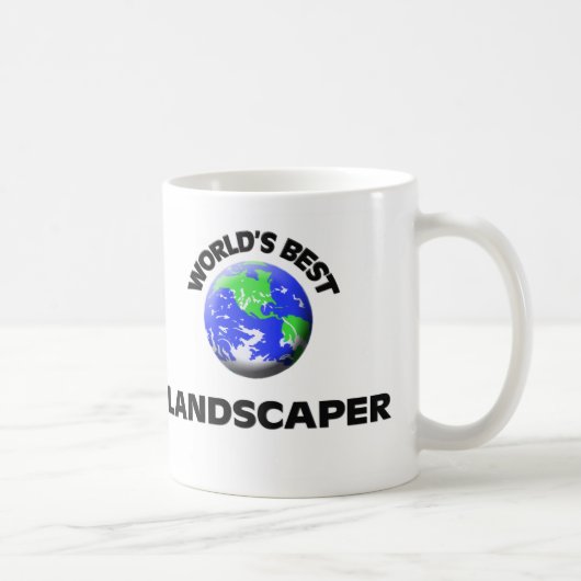 Beste landschafster ter wereld koffiemok (Rechts)