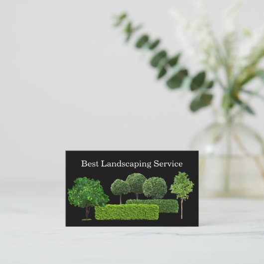 Beste Landschapsarchitectuur & Topiary-services Visitekaartje (Staand voorkant)