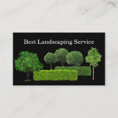 Beste Landschapsarchitectuur & Topiary-services Visitekaartje (Voorkant)