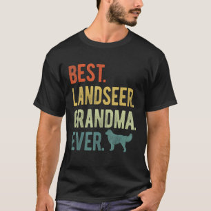 Beste Landseer Oma Ever Hond Moederdag T-shirt