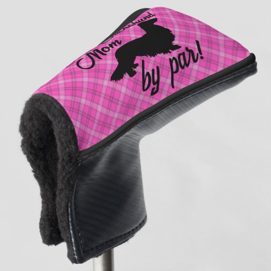 Beste Lange Dachshund Moeder door Par Putter Head  Golfheadcover (3/4 voorkant)
