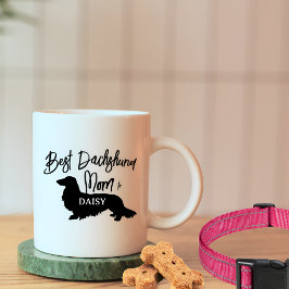 Beste Lange Haar Dachshund Hond Mam Gift Koffiemok