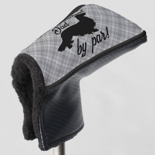 Beste lange teckel papa van Par Putter Head Hoesje Golfheadcover (3/4 voorkant)