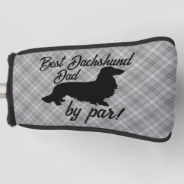 Beste lange teckel papa van Par Putter Head Hoesje Golfheadcover