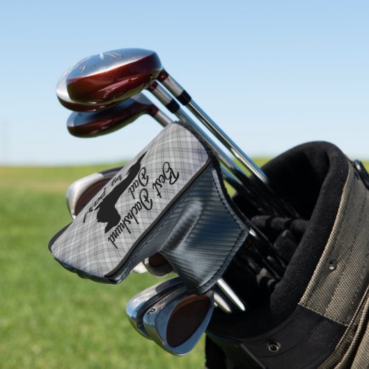 Beste lange teckel papa van Par Putter Head Hoesje Golfheadcover (Insitu)