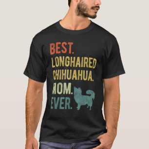 Beste langharige chihuahua mam ooit hond moeders D T-shirt