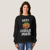 Beste Lasagna Lasagna Baker Pizza Maker Trui (Voorkant volledig)