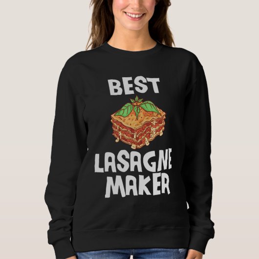 Beste Lasagna Lasagna Baker Pizza Maker Trui (Voorkant)
