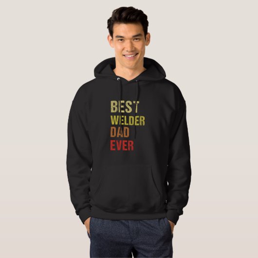 Beste lasser ooit hoodie (Voorkant volledig)