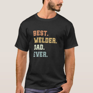 Beste lasser vader ooit Vaderdag grappig lassen T-shirt