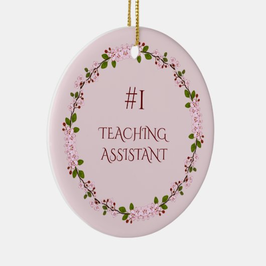 Beste leerassistent keramisch ornament (Rechts)