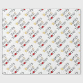 Beste leerlingenschoolvoorraad ter wereld cadeaupapier (Vlak)