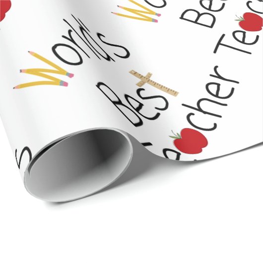 Beste leerlingenschoolvoorraad ter wereld cadeaupapier (Rol Hoek)