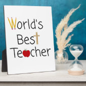 Beste leerlingenschoolvoorraad ter wereld fotoplaat (Zijkant)