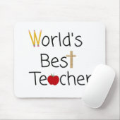 Beste leerlingenschoolvoorraad ter wereld muismat (Met muis)