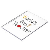 Beste leerlingenschoolvoorraad ter wereld notitieboek (Linkerzijde)