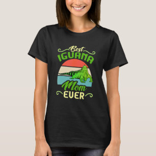 Beste Leguaan Moeder Ooit Hagedis Reptiel Retro He T-shirt