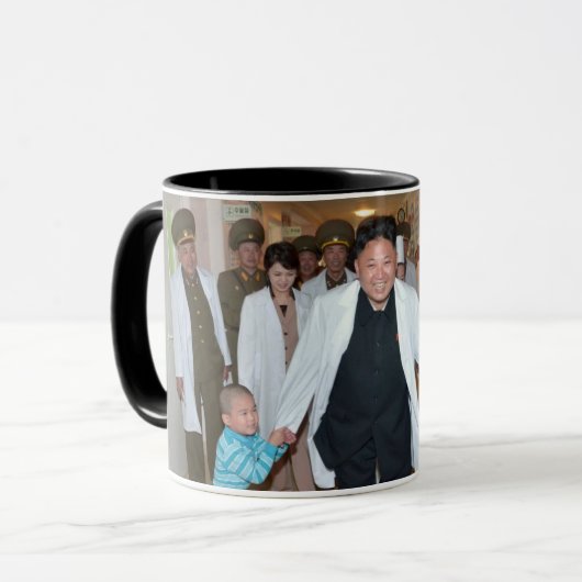 Beste Leider houdt van kleine kinderen Mok (Voorkant links)