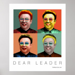 Beste leider Kim Jong Il Poster