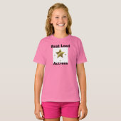 Beste leidinggevende actrice t-shirt (Voorkant volledig)