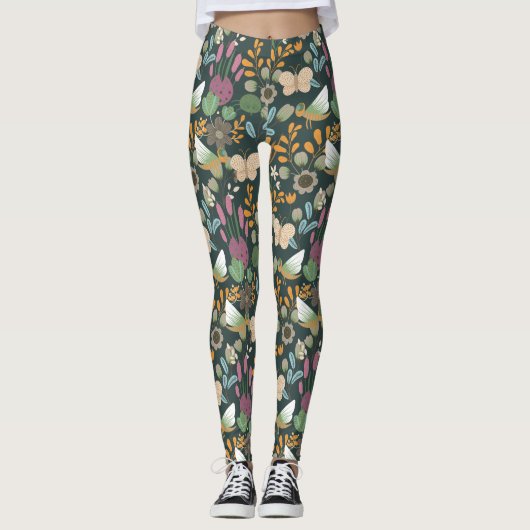 Beste lentepatroon leggings (Voorkant)