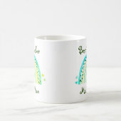 Beste Leraar Aangepaste Naam Schattige Groene Rege Koffiemok (Center)